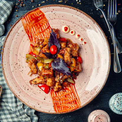 Mixed Fried Vegetables & Meat