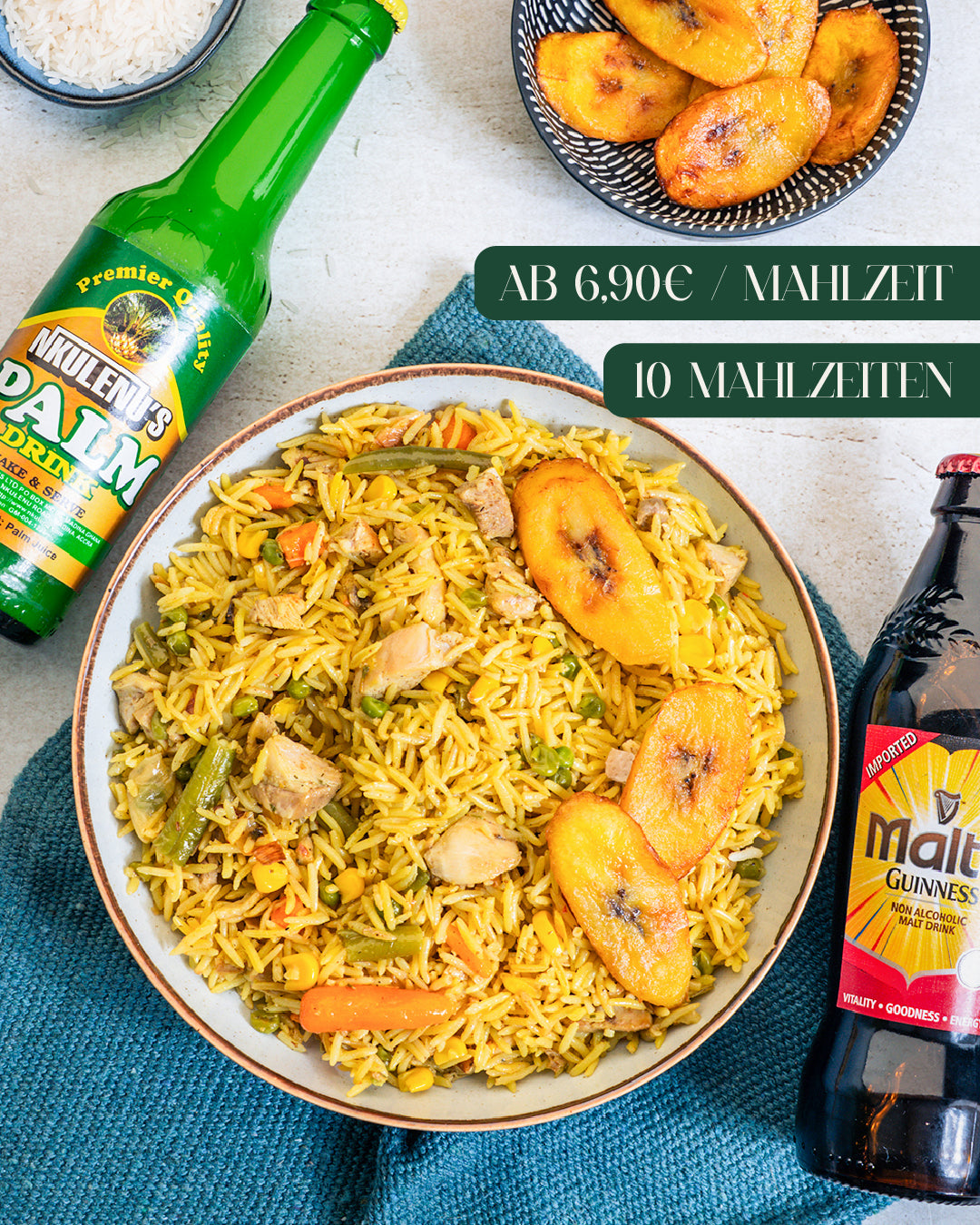 Nigerian Fried Rice (10 Portionen)
