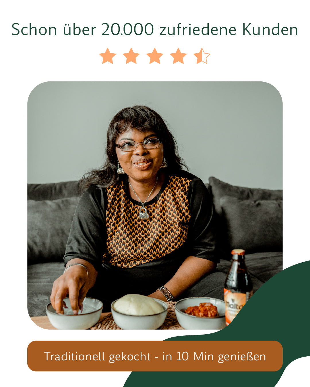 Fufu with Egusi Soup (10 servings)
