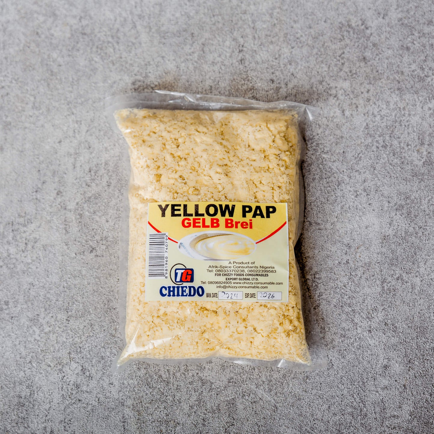 Chizzy Foods - Yellow Pap (Akamu)