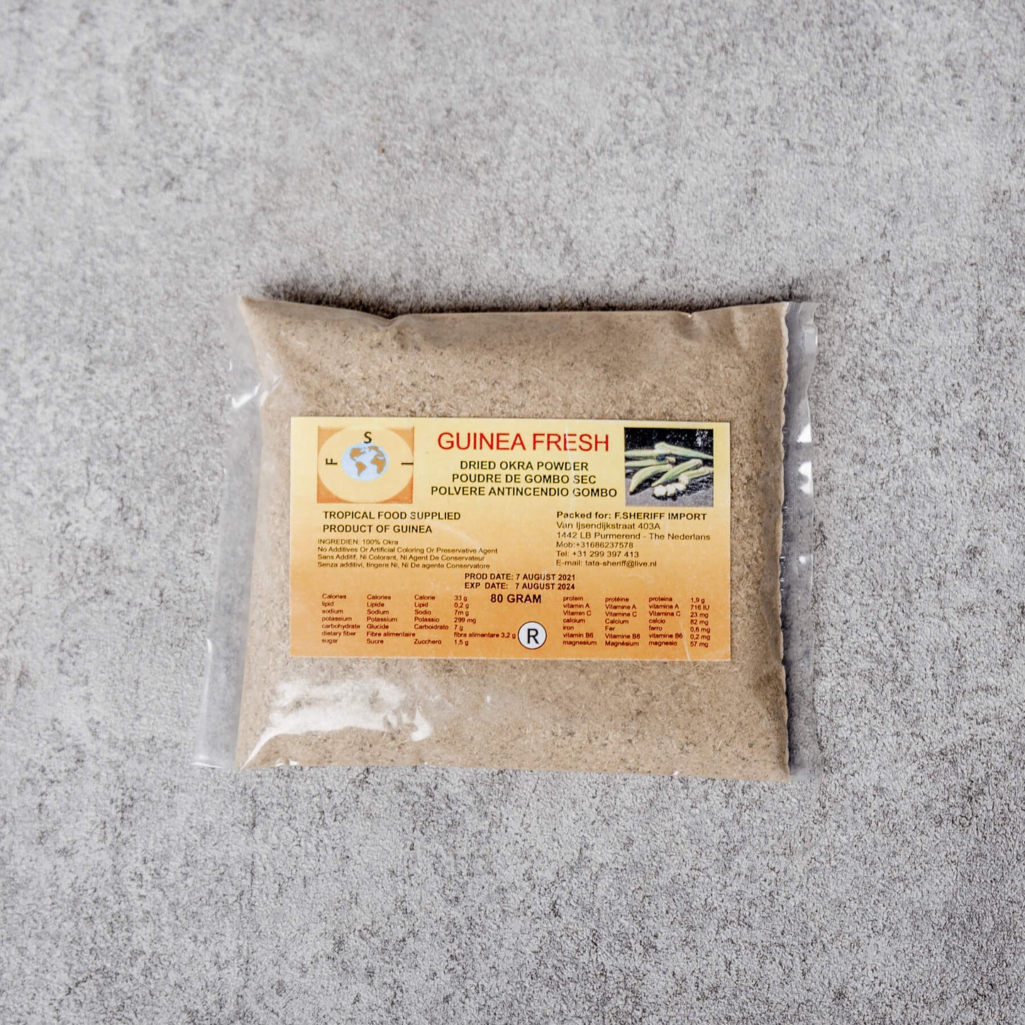 Guinea Fresh - Okrapulver (Gombo)