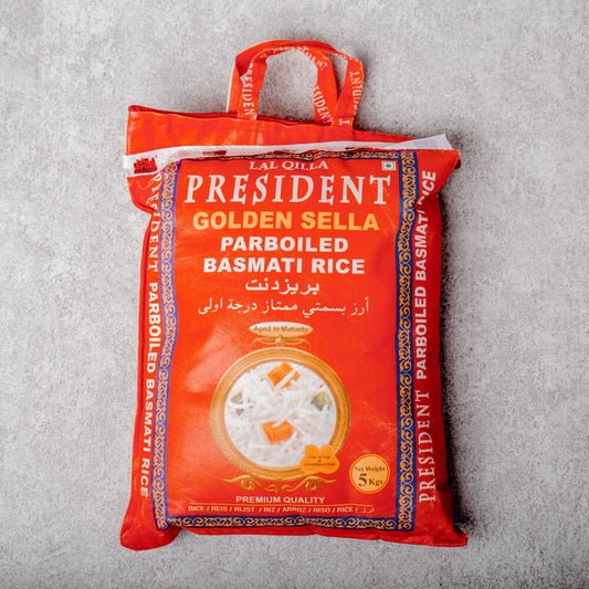 President Golden Sella Parboiled - Basmati Reis