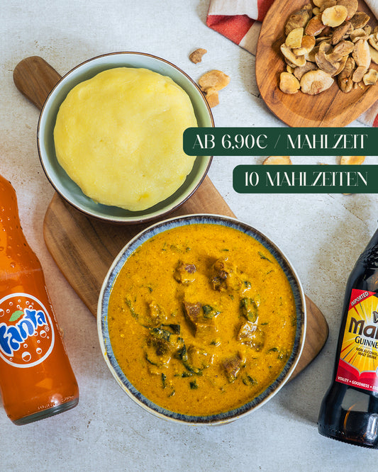 Fufu with Ogbono Soup (10 Portionen)