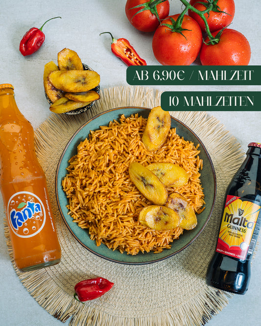 Jollof Rice (10 Portionen)