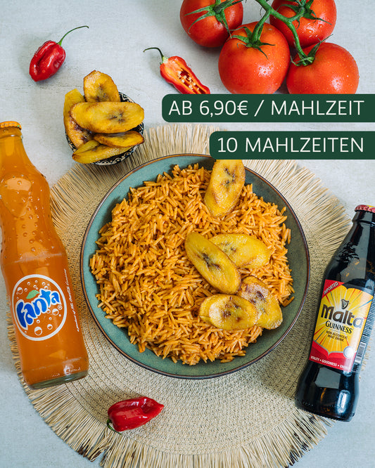 Jollof Rice (10 Portionen)