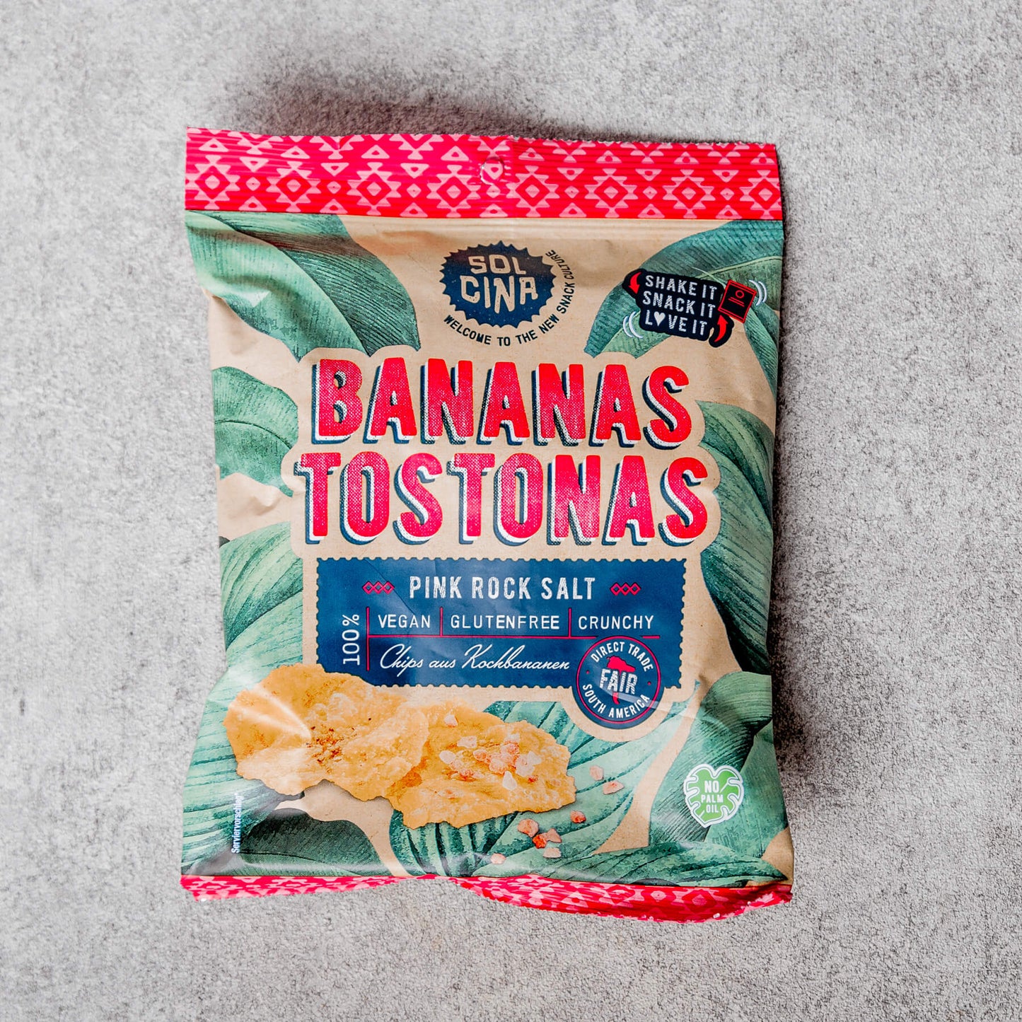 Sol Cina - Plantain Chips (Pink Rock Salt)