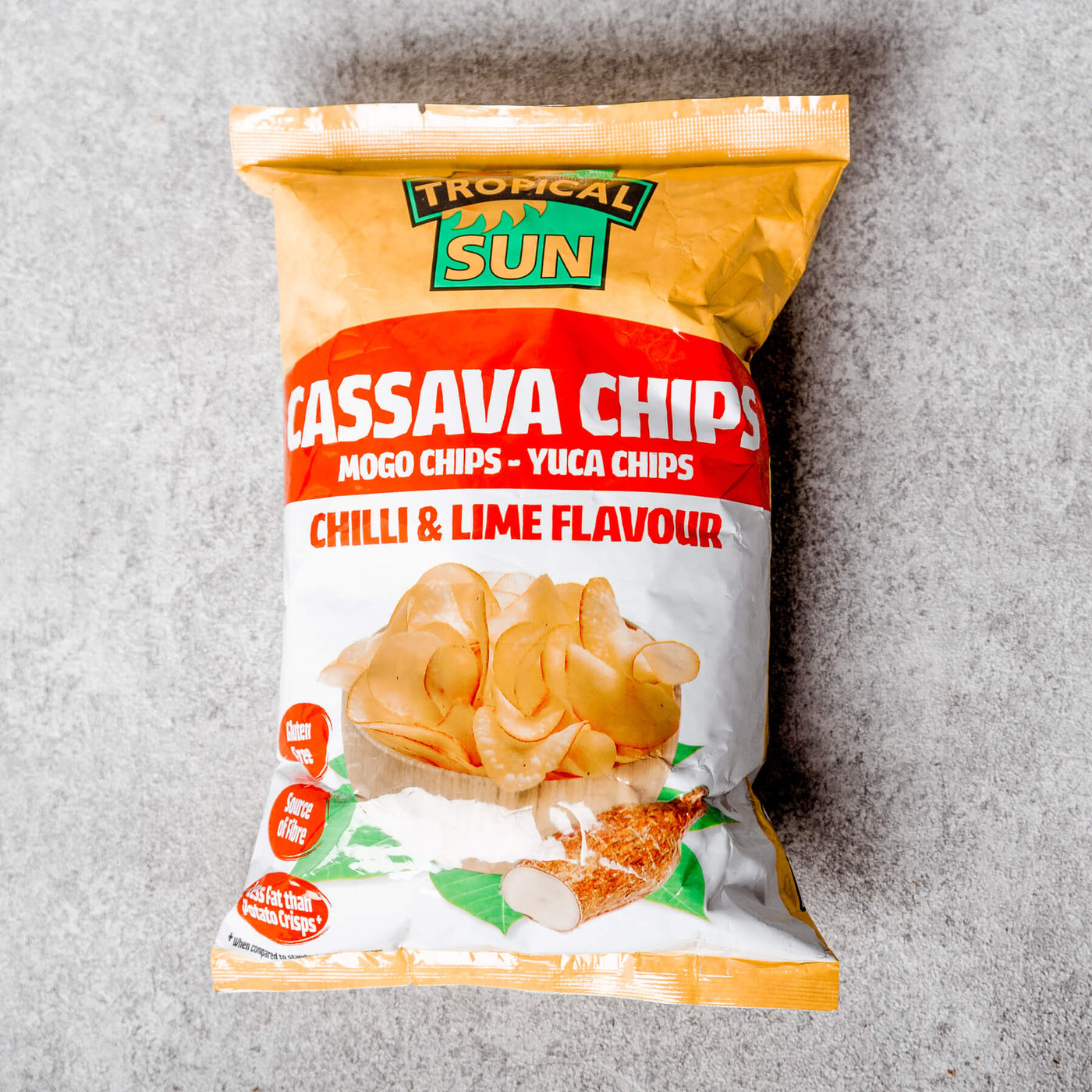 Tropical Sun - Cassava Chips Chili & Lime Flavour