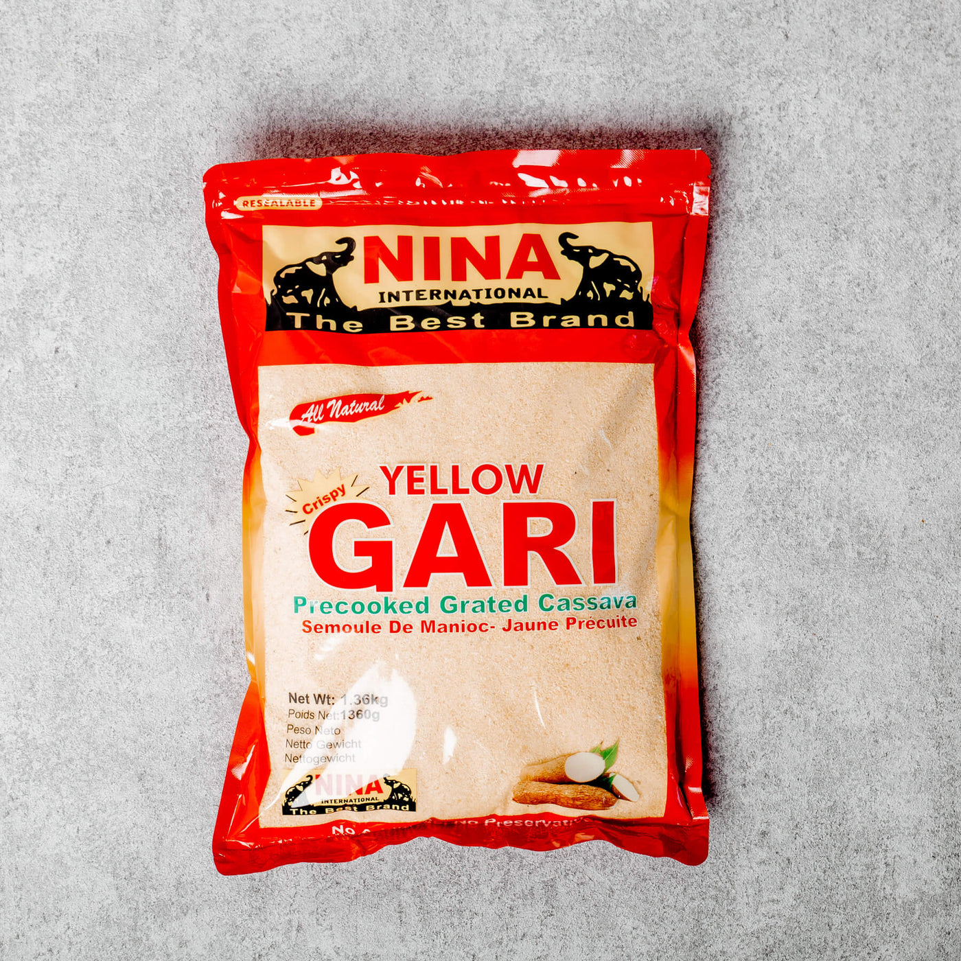 Nina - Gari Yellow (Crispy)