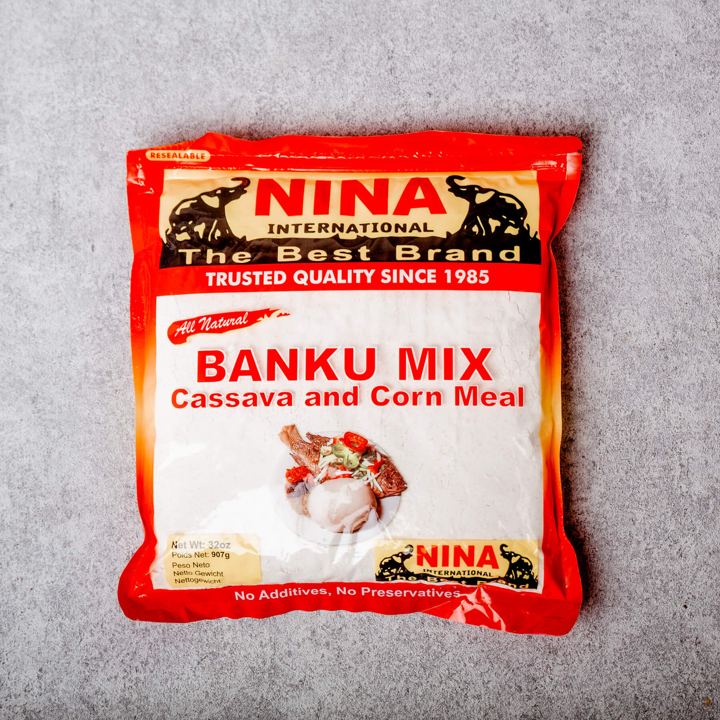 Nina - Banku Mix (Cassava & Corn Meal)