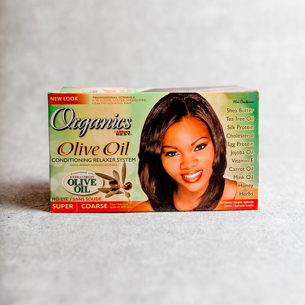 Africas Best - Organic Olive Oil Relaxer Kit Super