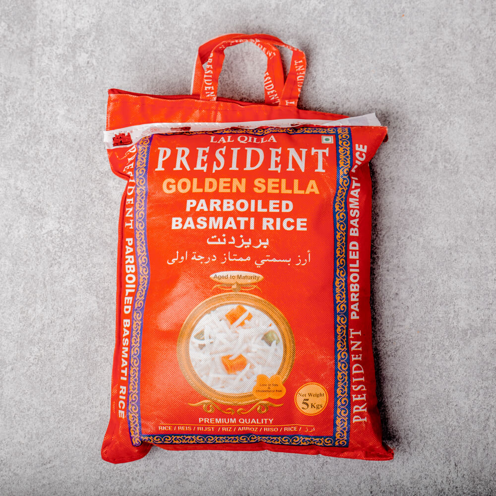 President Golden Sella Parboiled - Basmati Reis