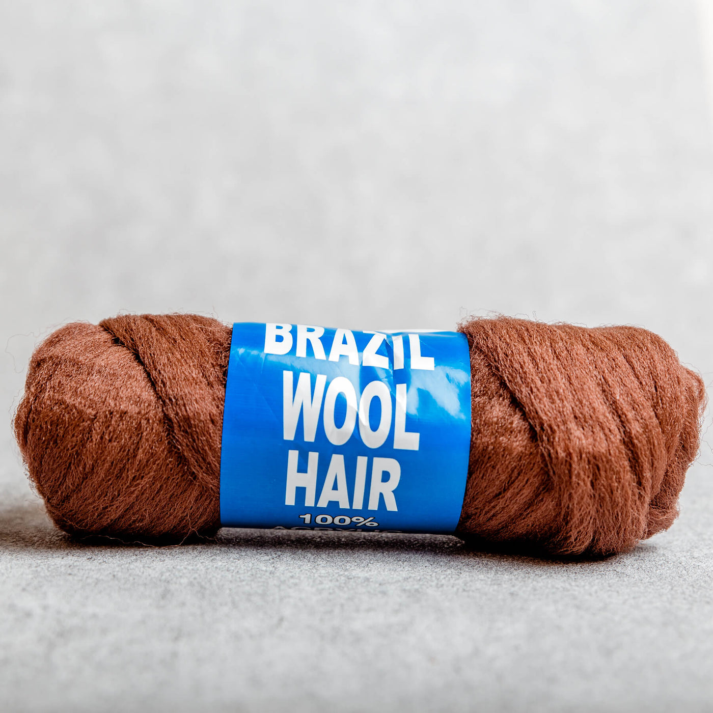 Brown Brazil Wool Hair